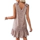 thumbnail image 2 of TaTaai Women's Floral V-Neck Sleeveless Dress with Bow Detail Loose Fit Flowy A-Line Knee-Length Casual Summer Beach Vacation Daily Wear Boho Style Sundress Gift, 2 of 4