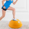 thumbnail image 2 of Pelota de equilibrio de media bola, equipo de entrenamiento de fuerza, pelota de estabilidad, base antideslizante para amarillo, 2 of 8