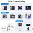 thumbnail image 3 of USB C Fast Charger Block, 60W 5-Port USB C Wall Charger 30W Type C Charging Block, 2USB C+3USB A PPS/PD 3.0 Multiport Charging Cube Compatible with iPhone 17 16 15 14 13 Pro Max, Galaxy S25 S24 Ultra, 3 of 7
