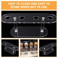 thumbnail image 4 of UPOUART Ice Cream Cone Display Rack Acrylic Storage Transparent 1Pcs, 4 of 8