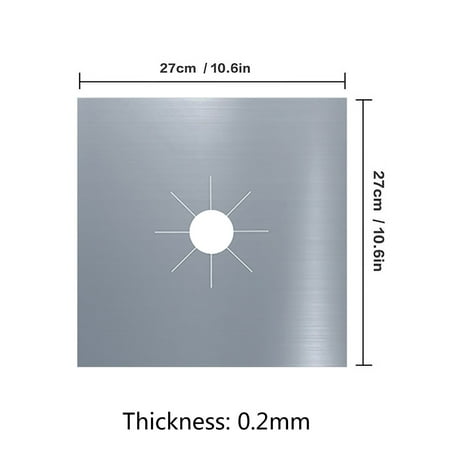 

A07 Kitchen Cleaning Supplies Stove Burner Cover Double Thick Reusable Non Stick Heat Resistants Gas Stove Protector Cuttable Stove Burner Lining For Kitchen