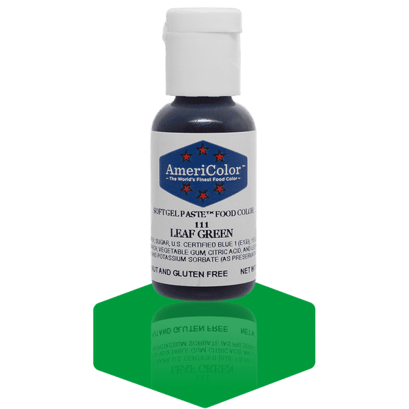 Americolor Soft Gel Paste Food Color, .75-Ounce, Leaf Green [Leaf Green]