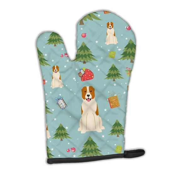 Christmas Central Asian Shepherd Dog Oven Mitt
