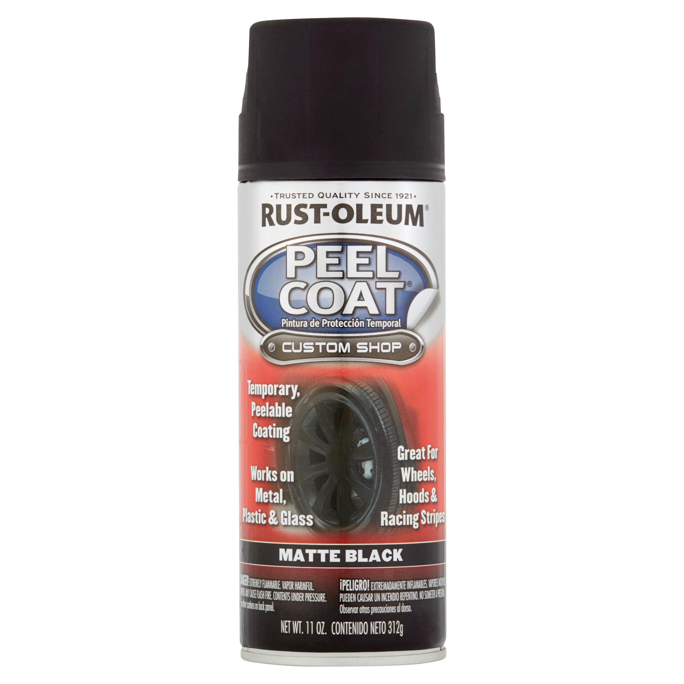 Rust-Oleum Peel Coat Matte Black Custom Shop, 11 oz ...