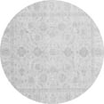 thumbnail image 1 of Ahgly Company Indoor Round Oriental Gray Traditional Area Rugs, 7' Round, 1 of 4