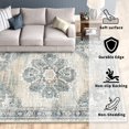 thumbnail image 4 of Alfombra YouFortong azul, 244 x 305 cm, lavable y antideslizante, 4 of 6