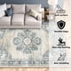 thumbnail image 4 of Alfombra YouFortong azul, 244 x 305 cm, lavable y antideslizante, 4 of 6