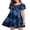 T09-DarkBlue, variant on Casual Short Sleeve T Shirt Dresses for Women, CRAYNER Flowy Summer Dresses Loose Swing Sun Dress with Pockets, S