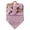 Purple, variant on Lilgiuy Toddler Baby Plaid Print Linen Cotton Double Sided Saliva Headband Set Fall Clothes for 2022 Spring Winter