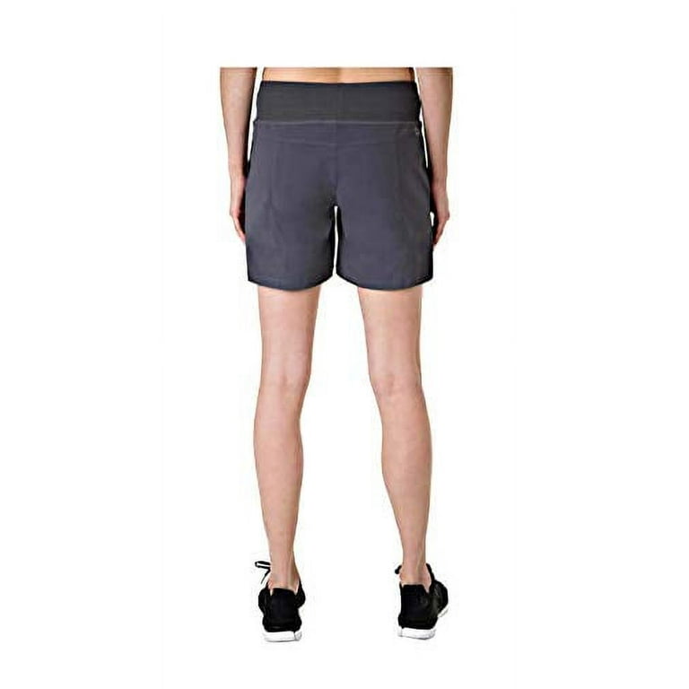 TUFF Athletics Women's Hybrid Shorts (Grey, Large)