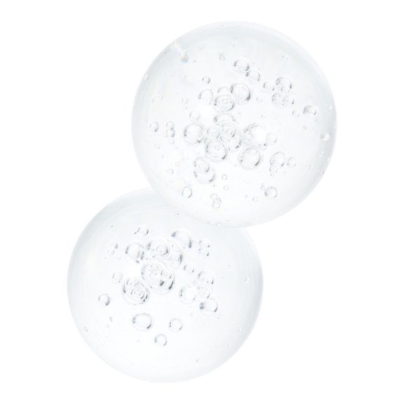Raindrops 2-Pack Crystal Sphere Decorative , Elegant Crystal Globe Accents for Bowls, , Home and Office Decor
