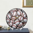 thumbnail image 7 of Coolnut Baseball Pattern Wall Clock Silent Non-Ticking Round 10 Inch Quartz Battery Operated Wall Clock for Kitchen,Bedroom,School,Living Room Home Decor, 7 of 7