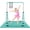 Green with mat, variant on SHIWEI Gymnastics Bar for Kids, Foldable Gymnastic Bar with 5 Adjustable Height, Expandable Training Equipment for Indoor/Outdoor