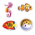 thumbnail image 2 of Beistle 54372 sous les Découpes de Poissons de Mer - Pack de 12, 2 of 3