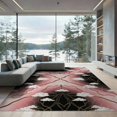 thumbnail image 2 of ODIKA 8'x10' Washable Area Rug Modern Abstract Marble With Flowing Gradient And Elegant Vein Details for Living Room, Under Sectional, Family , Durable, Non-Slip, 2 of 7