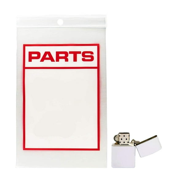 AMZ Supply Zip Lock Bags 6 x 9. Seal Top White Block Bags 4 Mil. Pack of 1000