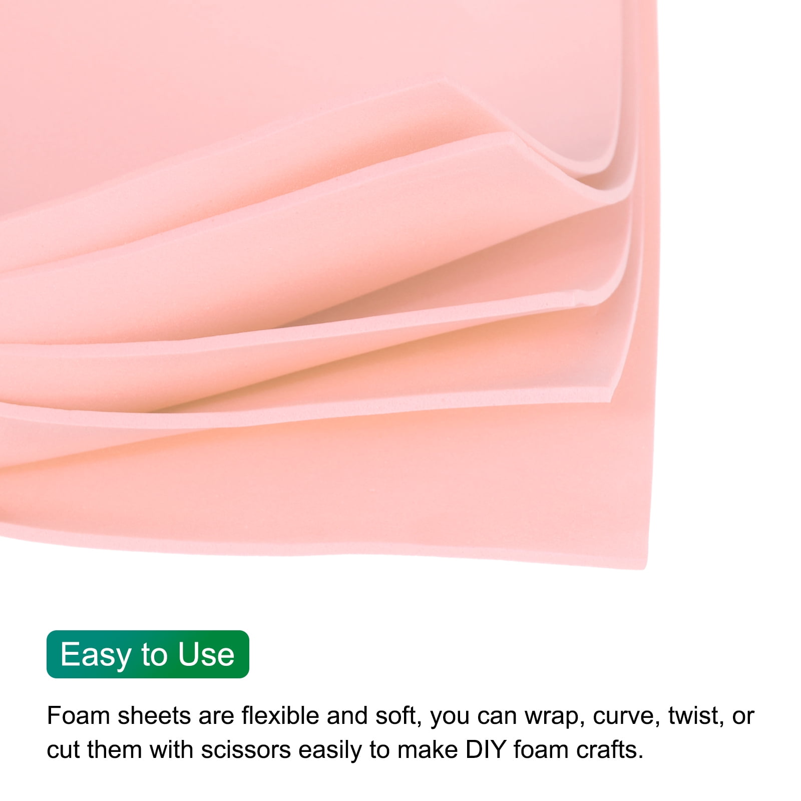 Uxcell EVA Foam Sheets Yellow 35.4 Inch x 19.7 Inch 1mm Thick Crafts Foam Pack of 10