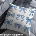 thumbnail image 2 of Manfei Kawaii Bow Tie Fabric by the Yard (5 Yards) for Girls, Navy Blue Ribbon Decorative Fabric by the Yard, Cartoon Bowknot Sewing & Crafting Fabric, 2 of 6