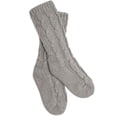 thumbnail image 1 of Cable Reading Socks, 1 of 2