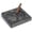Dark Blue-Blue Pearl, variant on Norwegian Natural Granite Cigar Ashtray, 7.28" Large Square Cigarettes Ash Tray, Cool Ashtrays for Patio, Outdoor, Smoking Accessory for Home Office Hotel Decoration(Blue Pearl)