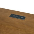 thumbnail image 6 of Picket House Furnishings Beth Double Pedestal Desk with Power/USB in Brown Oak, 6 of 8