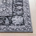 thumbnail image 5 of Well Woven Machine Washable Nile Tarifa Grey Vintage Bohemian Medallion Floral Border 2'5" x 9'10" Runner Rug, 5 of 9
