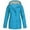 Light blue, variant on Brnmxoke Women's Plus Size Waterproof Rain Jacket Loose Fit Lightweight Fleece Lined Windproof Hooded Raincoat for Hiking Travel Outdoor
