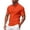 Orange, variant on hoksml Men Golf Ball Uniform Solid Color Collared Polos Shirt Casual Loose Button Lapel Short Sleeve Top Summer Comfortable Business Shirts 2025 on Clearance