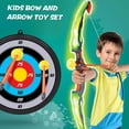 thumbnail image 2 of Juego de ventosas Juego de arco y flecha para niños Juego de arco de tiro con arco iluminado con car TOMSHOO Juego de ventosas, 2 of 7