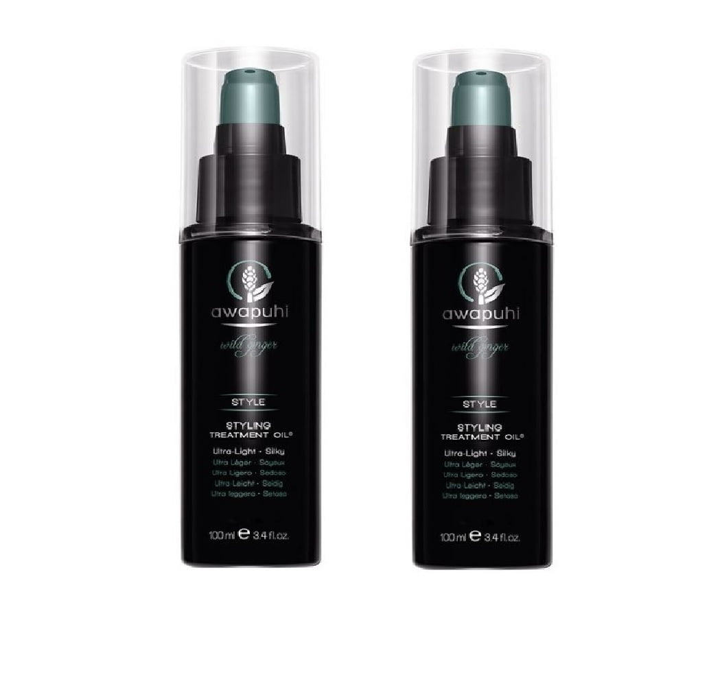 Paul Mitchell Awapuhi Wild Ginger Styling Treatment Oil 3.4oz pack of 2