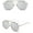 3, variant on Oversized Sunglasses heavy Sun Glasses Flat Lens