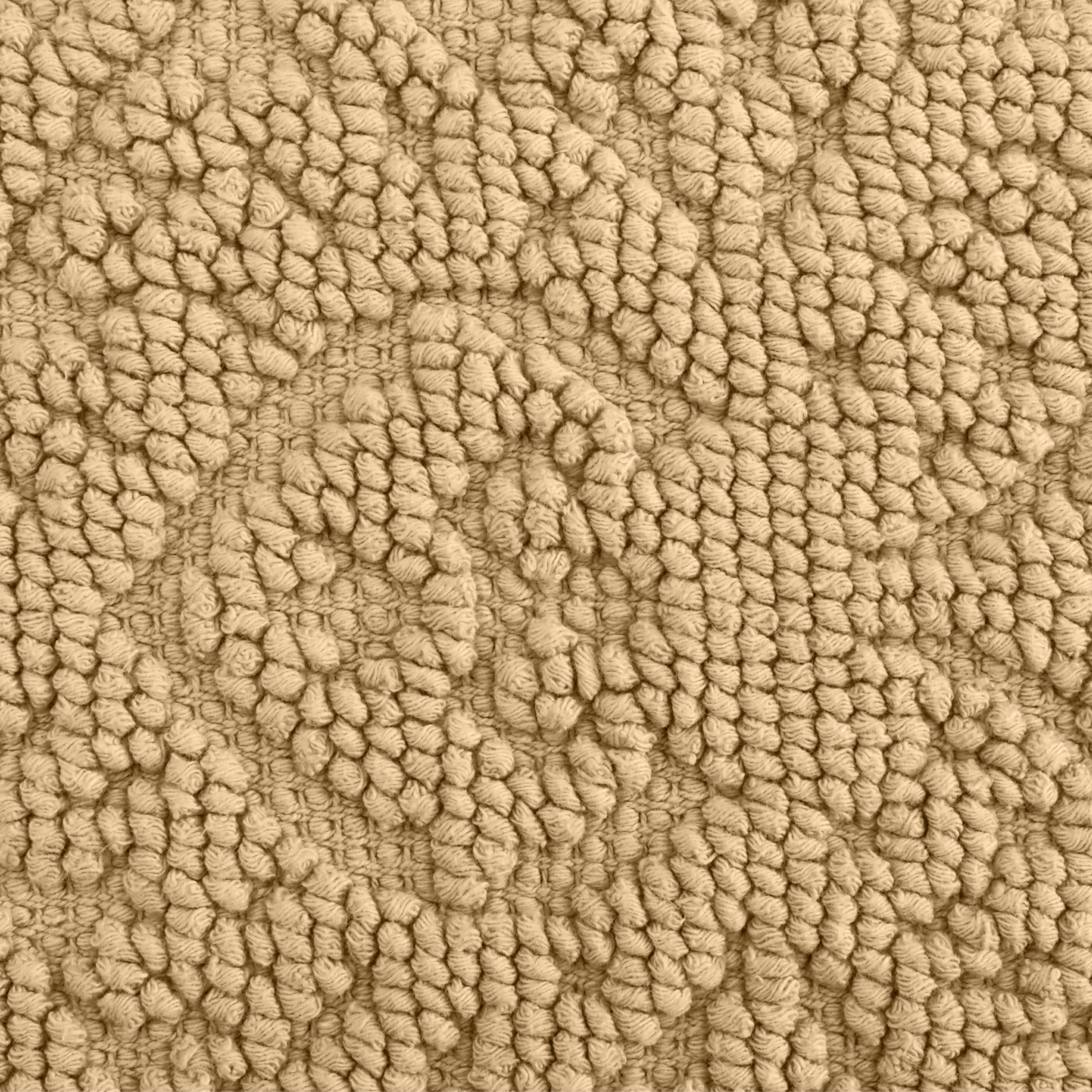 Jean Pierre Ricardo Cotton Fringe 17 x 31 in. Bath Rug, Linen