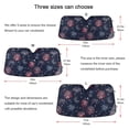 thumbnail image 5 of Yayeee Car Windshield Sun Shade Universal Fit Front Visor Protector, Red and Blue Fireworks Pattern, 5 of 8
