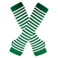 thumbnail image 3 of Resicozy Women's Arm Warmers Gloves Striped, Fit for casual, party, school and sports Long Fingerless Gloves for Women, Thumbhole Gloves Green, 3 of 3
