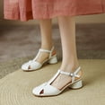 thumbnail image 4 of YOWMNS Summer Sandals for Women, Vintage Style, Comfortable Ankle Straps, 4 of 5