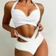 thumbnail image 2 of Sexy Bikinis Women 2025 Summer Two Piece Marble Print Swimsuit Female Push Up Halter High Waist Swimwear Bathing Suit Biquinis, 2 of 4