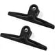 thumbnail image 1 of BR Clips de toro negros extra grandes, paquete de 2, abrazaderas de papel gigantes gigantes de acero inoxidable de 1 pie de largo, 1 of 5