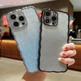 thumbnail image 6 of SaniMore for iPhone 13 Pro Max 6.7" 2021 Case with Lens All-inclusive Soft Shockproof TPU Back + Glitter Paper Plating Bumper Drop Resistant for Girls Women For iPhone 13 Pro Max, Silver, 6 of 10