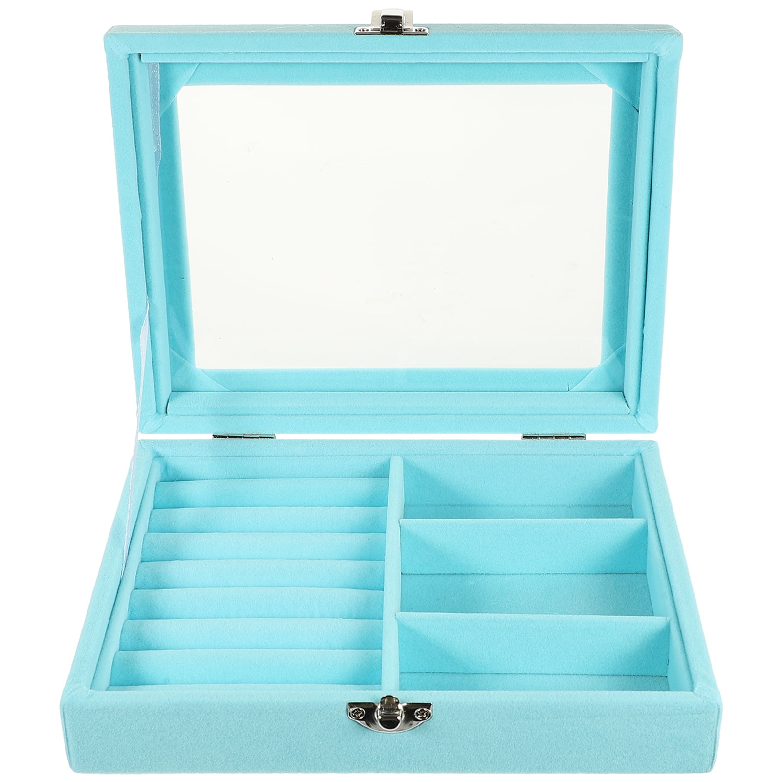 Hemoton Detachable Ring Organizer Travel Ring Holder Jewelry Box