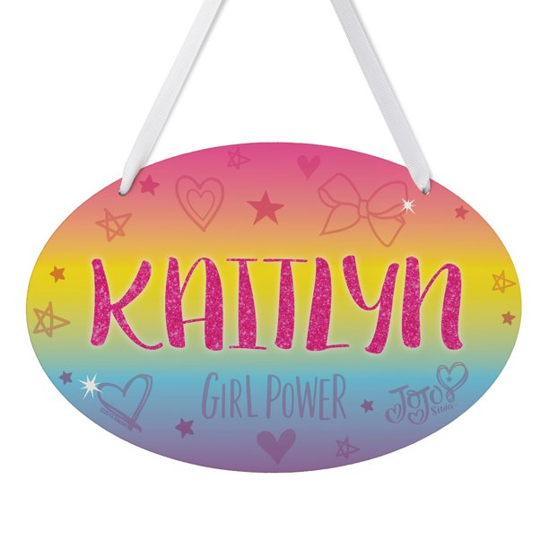 Jojo Siwa Rainbow Girl Power Wall Plaque Walmart Com Walmart Com