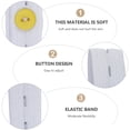 thumbnail image 3 of Mobutofu 30pcs Diaper Fixing Buckle Infant Diaper Buckle in Assorted Color for Parents, 3 of 6
