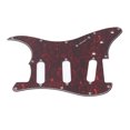 thumbnail image 1 of Electric Guitar Pickguard, 11 Hole Plastic Front Pick Guard Scrate Plate Replacement for  Guitars, 1 of 7