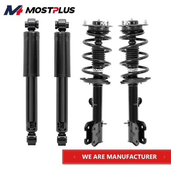 MOSTPLUS Set(4) Front Rear Shocks Struts for 2011-2013 Kia Sorento 3.5L 172713 172712