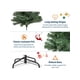 thumbnail image 4 of 6-foot artificial christmas tree con lights, hinged branches, y collapsible base - realistic premium spruce para home y oficina holiday decor, 4 of 8