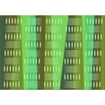 thumbnail image 1 of Ahgly Company Machine Washable Indoor Rectangle Transitional Green Area Rugs, 4' x 6', 1 of 7