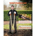 thumbnail image 4 of KFFKFF Post Hole Digger, Heavy Duty Post Hole Digger with Wood Handle, Manual Hole Digger with Scale Markings and Metal Blade, Post Hole Digger Tool, 4 of 9