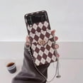 thumbnail image 4 of for Samsung Galaxy Z Flip 4 2022 5G Case,Cute Fashion Rhombic Love Card Package Phone Case with Metal Chain Luxury Hard PC Bumper Ultra-Thin Flip Protector for Galaxy Z Flip 4 Women Girls, 4 of 14