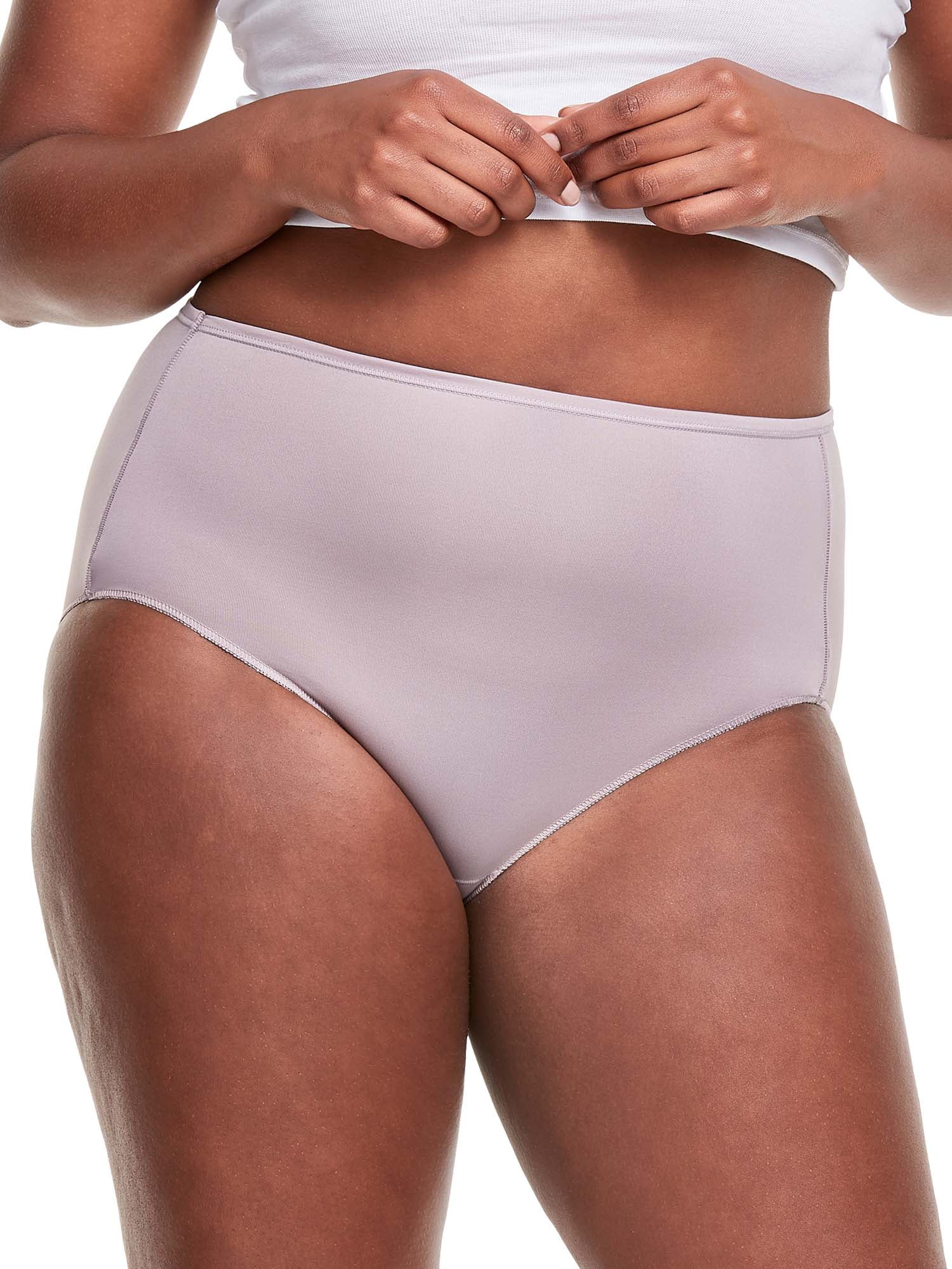 Hanes Women's Cool Comfort Microfiber Brief Underwear, 10Pack