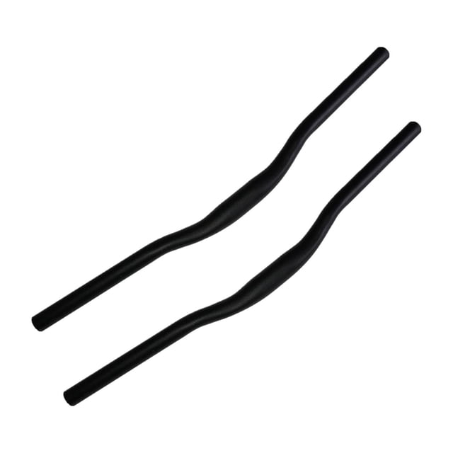 S SÉRENABLE Guidon 31.8mm Métal Léger Extérieur Noir Vélo Remplacement Fer Riser