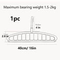 thumbnail image 5 of magic rack,Plastic Clothes Hangers,Clothes Hanger Space Saver- 40cm 11-Hole Design Hangers for Suits | Multifunctional Wardrobe Organizer for Coats | Shirt Hangers Space Saving(Blue), 5 of 6